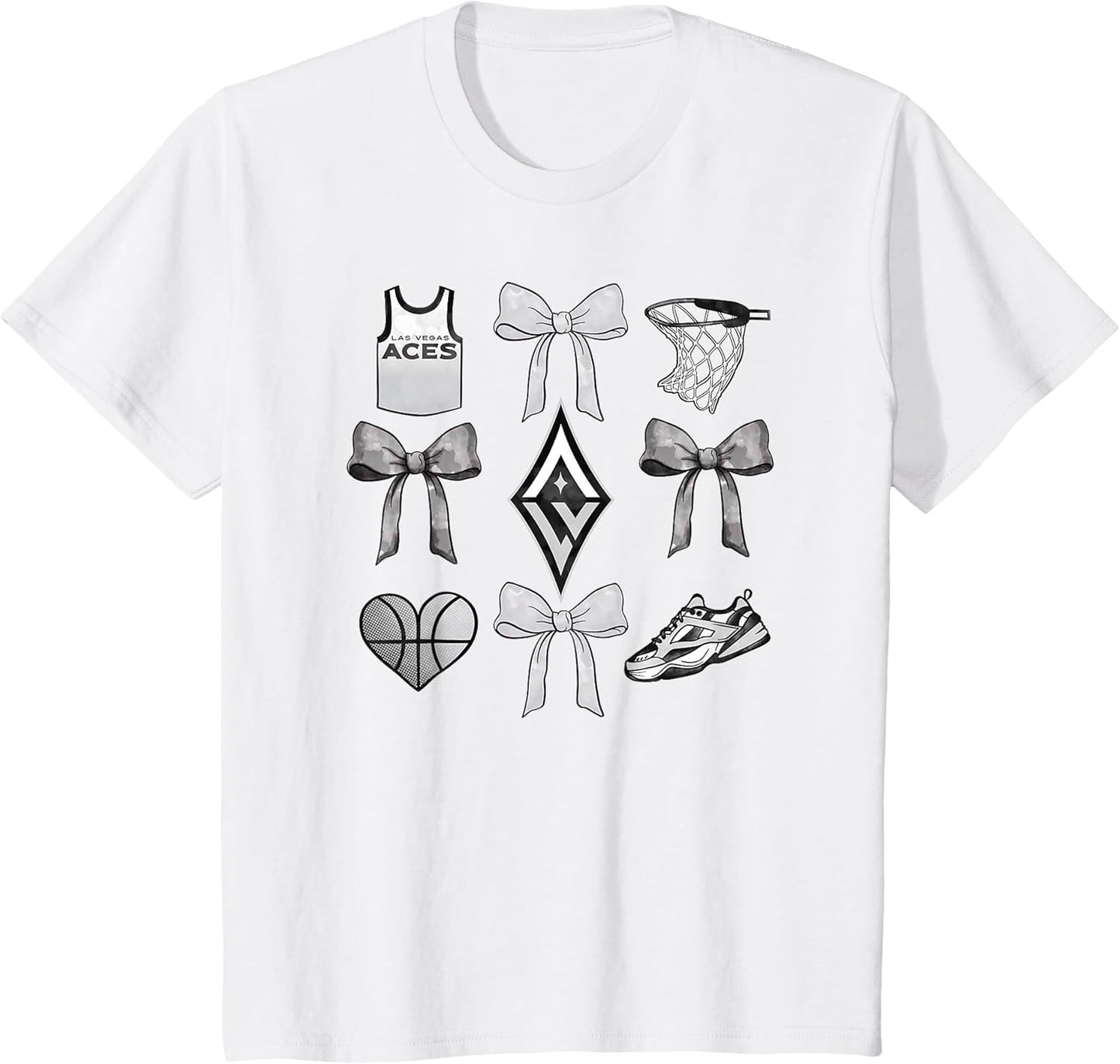 WNBA Las Vegas Aces Bow Grid