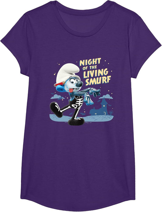 The Smurfs Halloween Night of The Living Smurf Zombie Logo