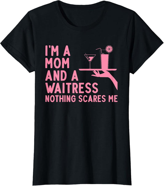 Waitress Art for Mom Women Girls Bartender Server Waitress