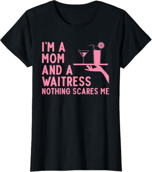 Waitress Art for Mom Women Girls Bartender Server Waitress