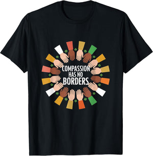 Compassion Has No Borders Multicultural Hands