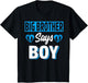 Big Brother Says Boy Cute Gender Reveal Team Blue Baby Party