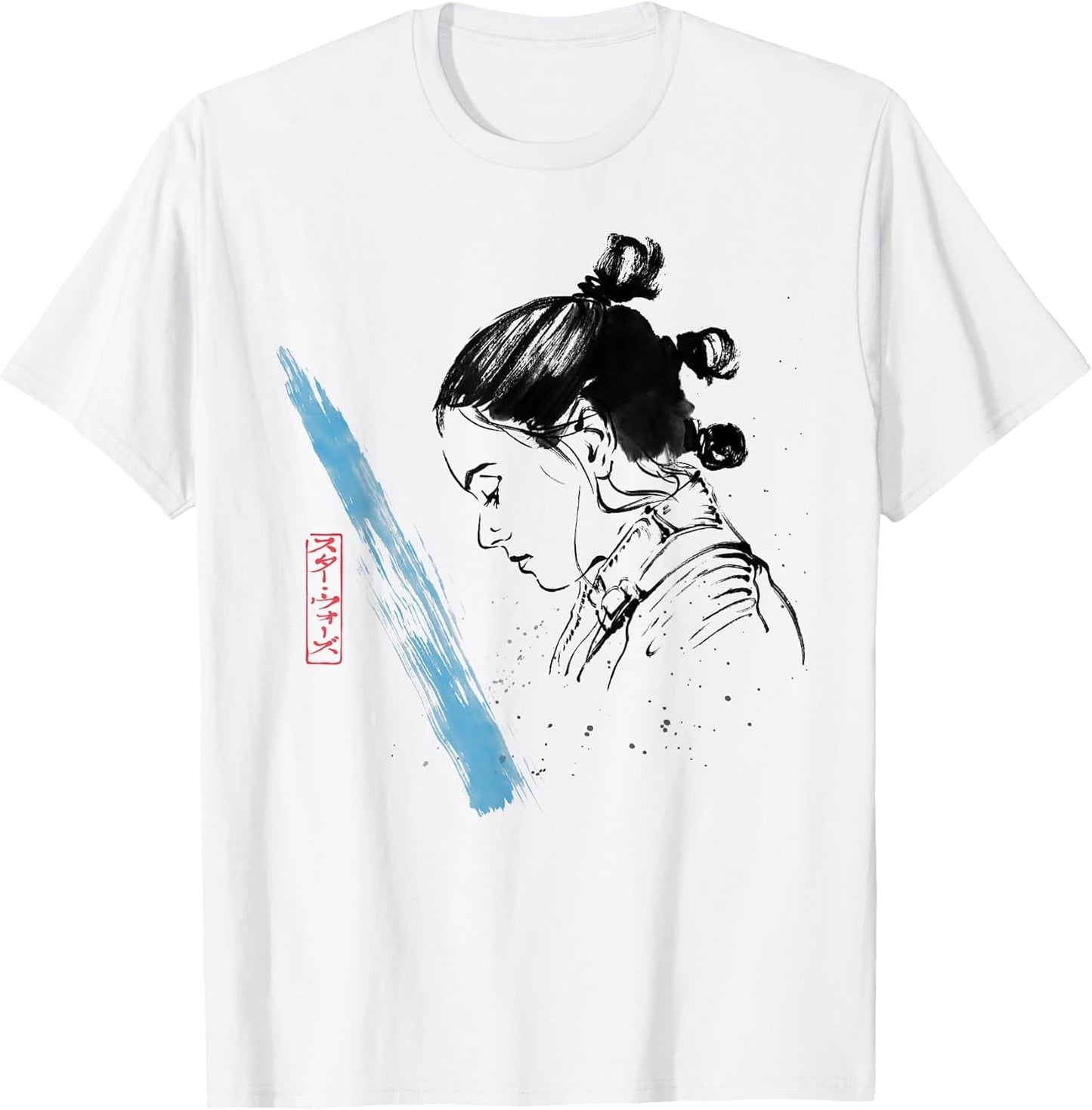 Star Wars The Last Jedi Rey Watercolor Sketch