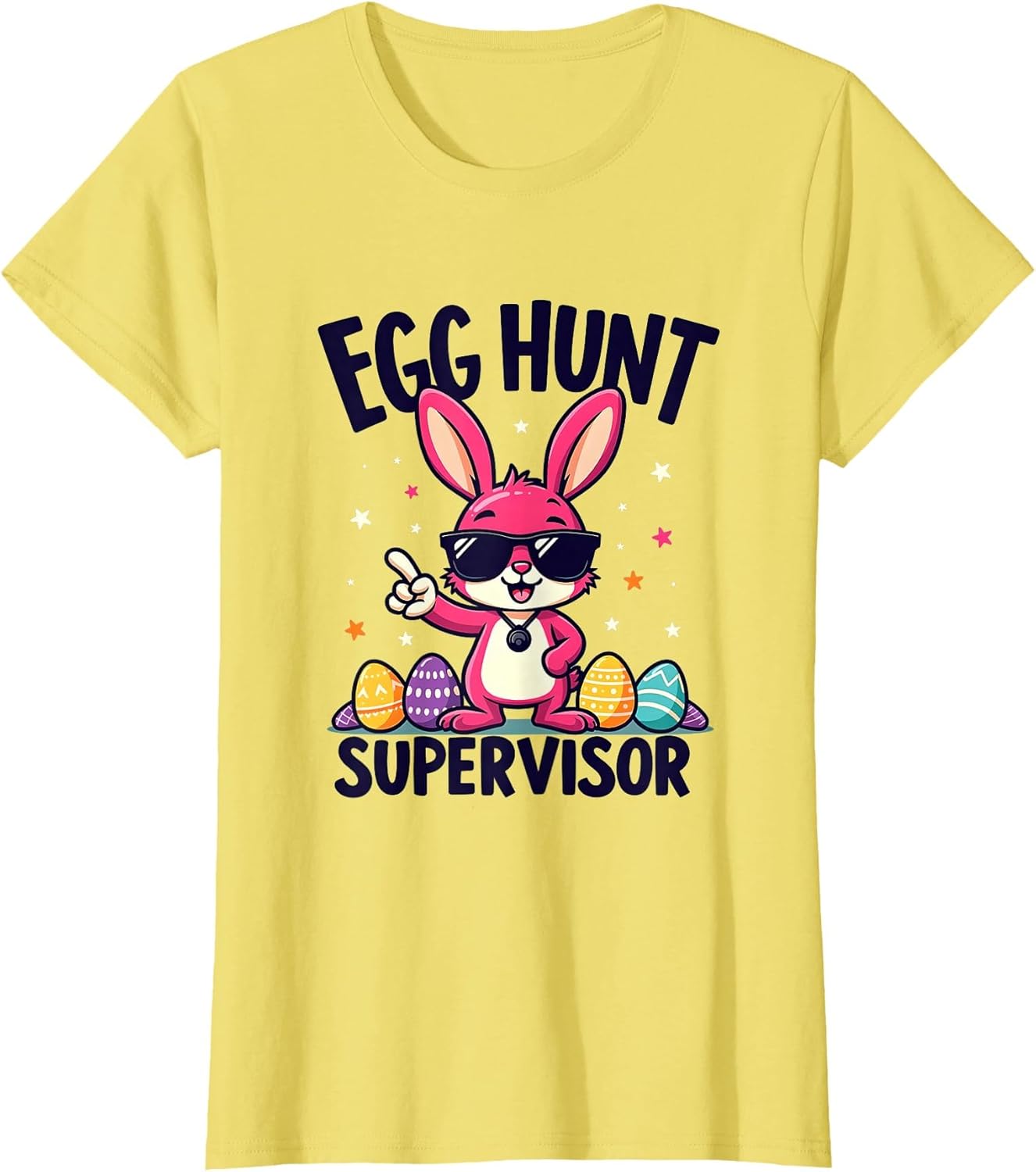 Egg Hunt Supervisor Funny Easter Design