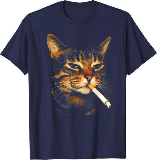 Funny Smoking Cat Cigarette Kitten Meme Stupid Brainrot