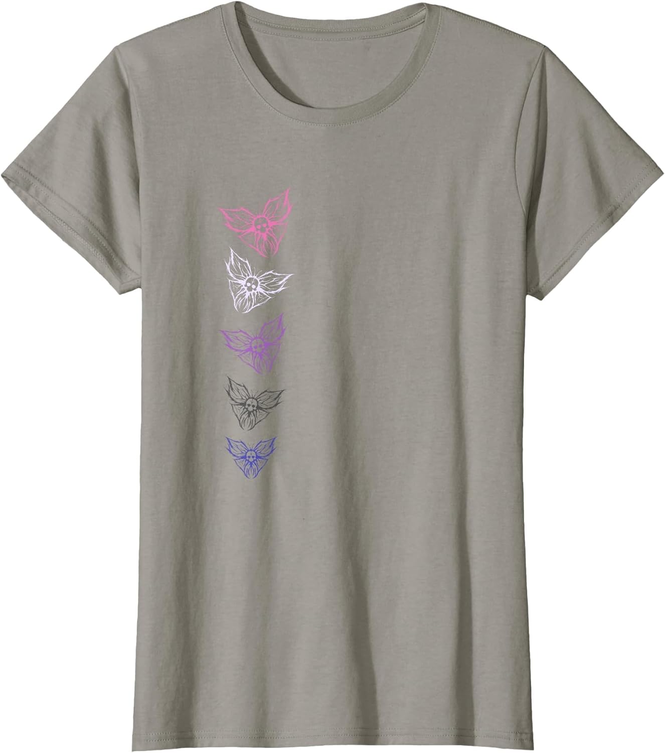 Subtle Genderfluid Pride Goth Butterfly, Non Binary Flag