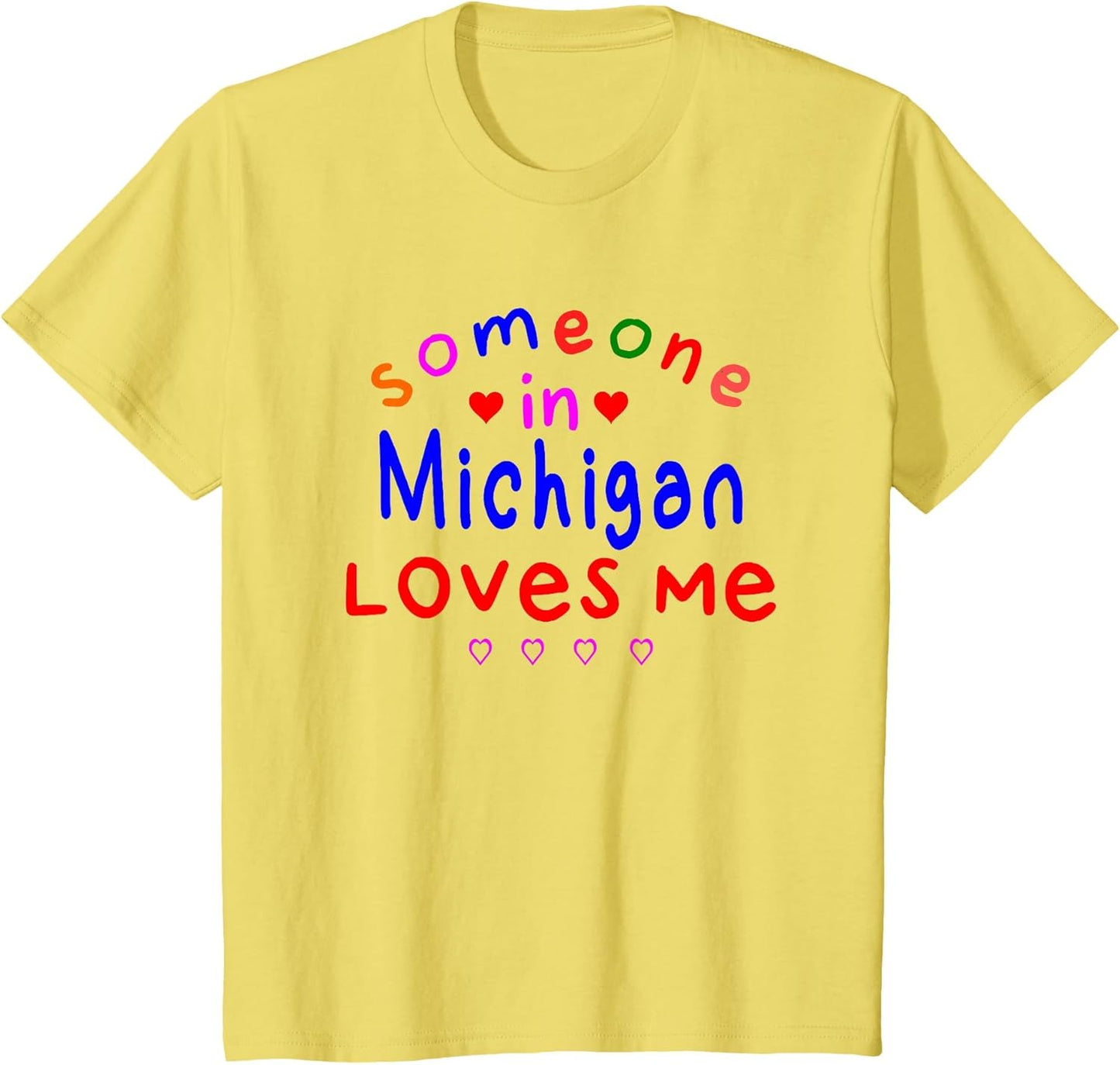 Someone in Michigan Loves Me Kids Boys Girls