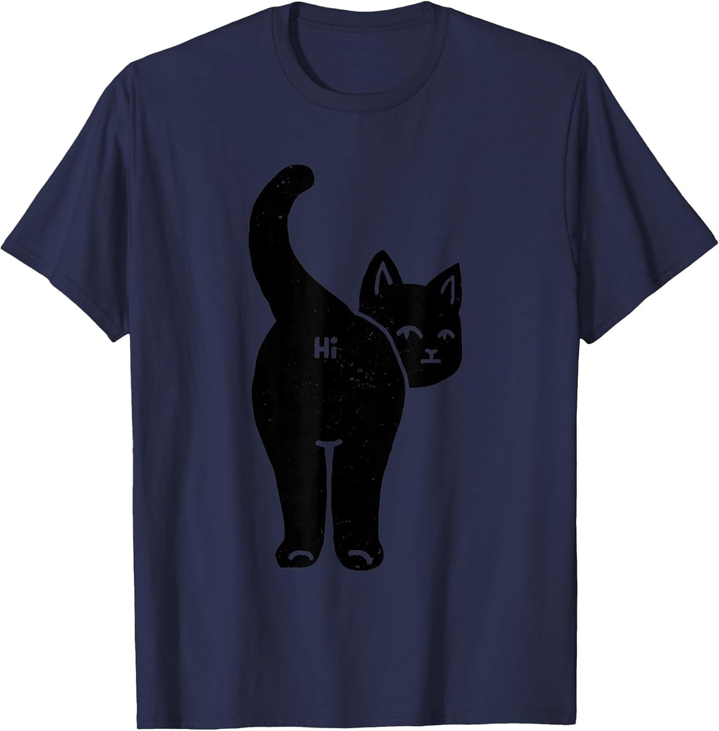 Hello Cat Butt Funny Black Cats