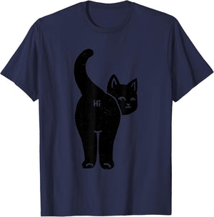 Hello Cat Butt Funny Black Cats