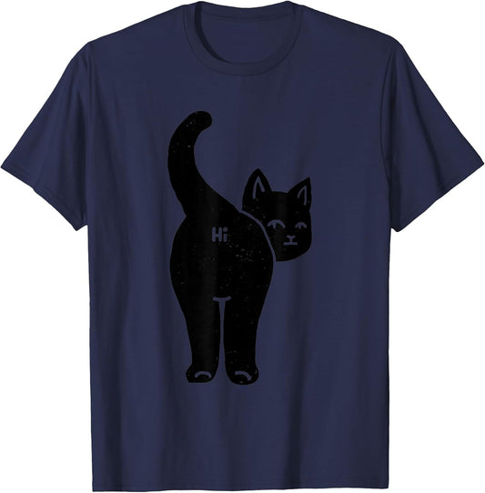 Hello Cat Butt Funny Black Cats
