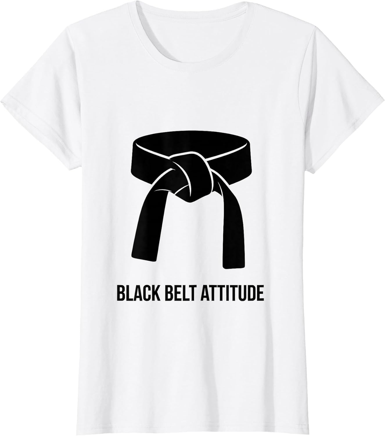 Black Belt Attitude Bold Martial Arts Design