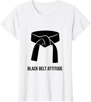 Black Belt Attitude Bold Martial Arts Design