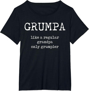 Grumpa Definition: Funny Grandpa Sarcastic Grumpy Old Man