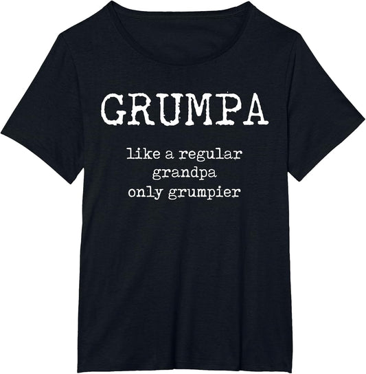 Grumpa Definition: Funny Grandpa Sarcastic Grumpy Old Man