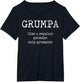 Grumpa Definition: Funny Grandpa Sarcastic Grumpy Old Man