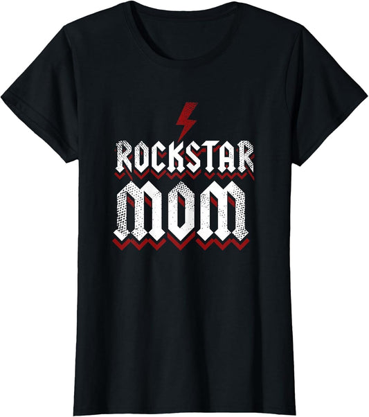 Rockstar Mom Funny Hard Rock Music Mommy