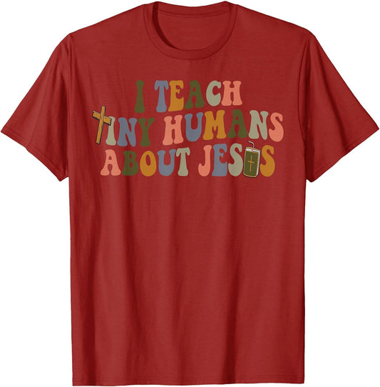 Retro Groovy I Teach Tiny Humans About Jesus Christian Faith