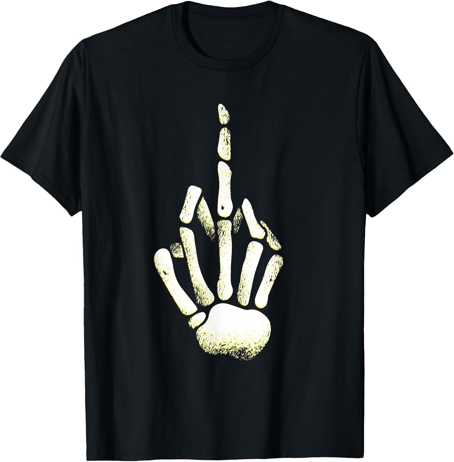 Halloween Skeleton Middle Finger Hand Fuck Off