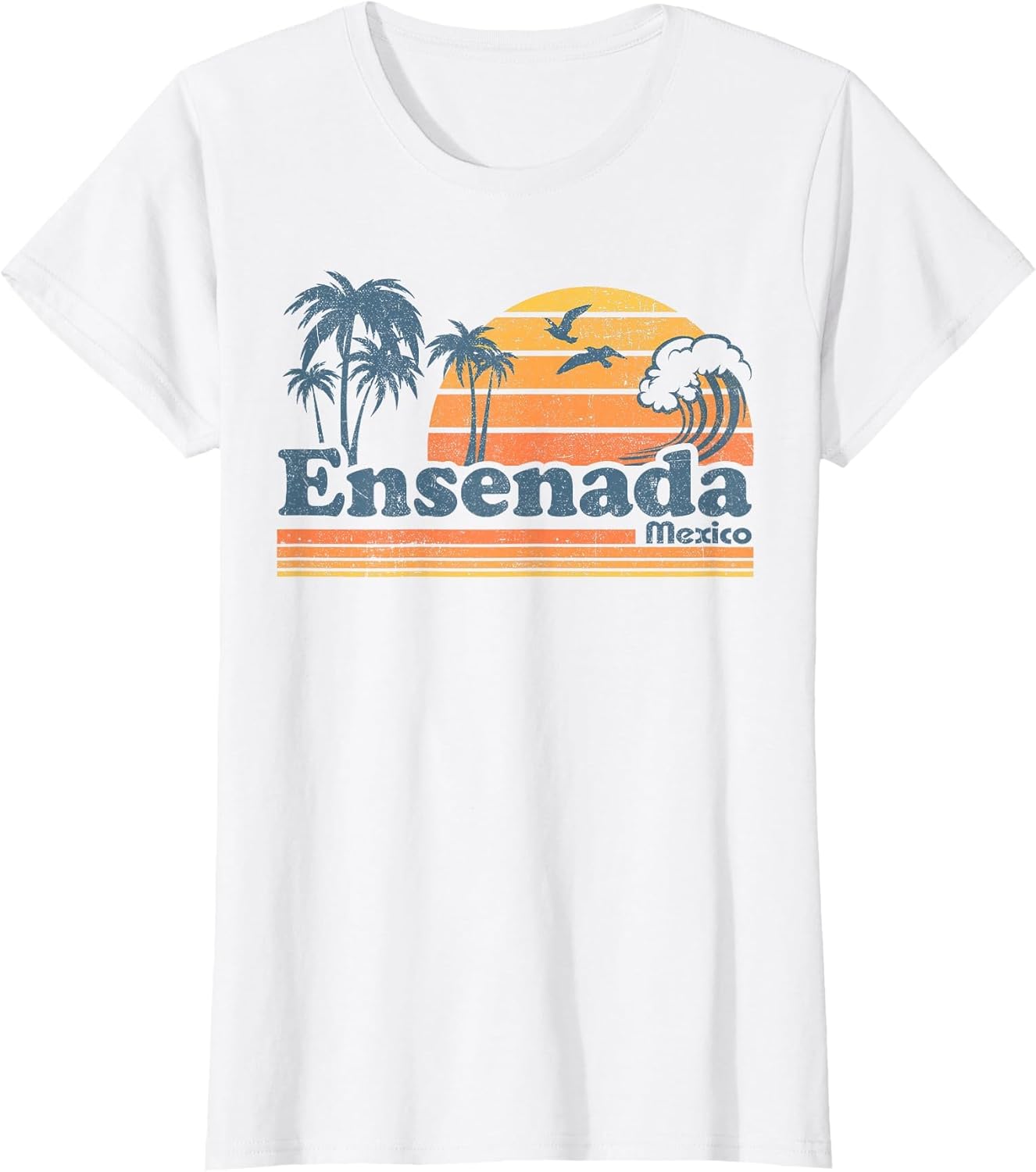 Ensenada Mexico Beach Summer Vacation Sun Vintage 70's Retro