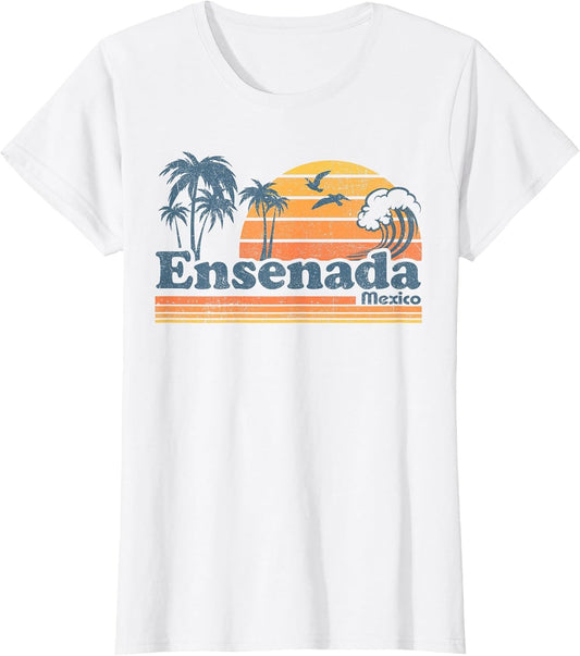 Ensenada Mexico Beach Summer Vacation Sun Vintage 70's Retro
