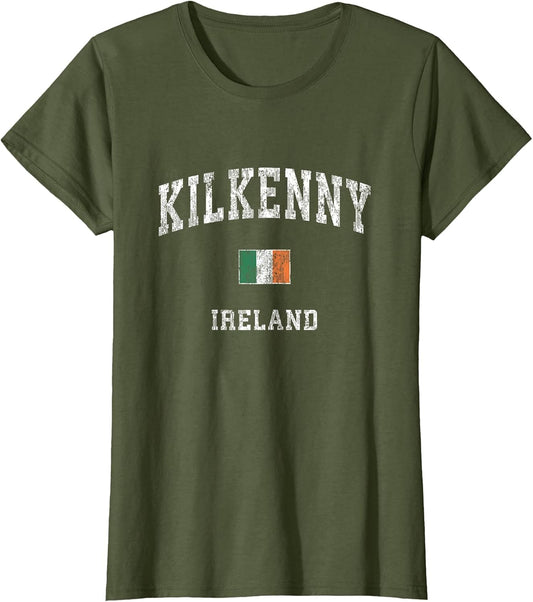 Kilkenny Ireland Vintage Athletic Sports Design
