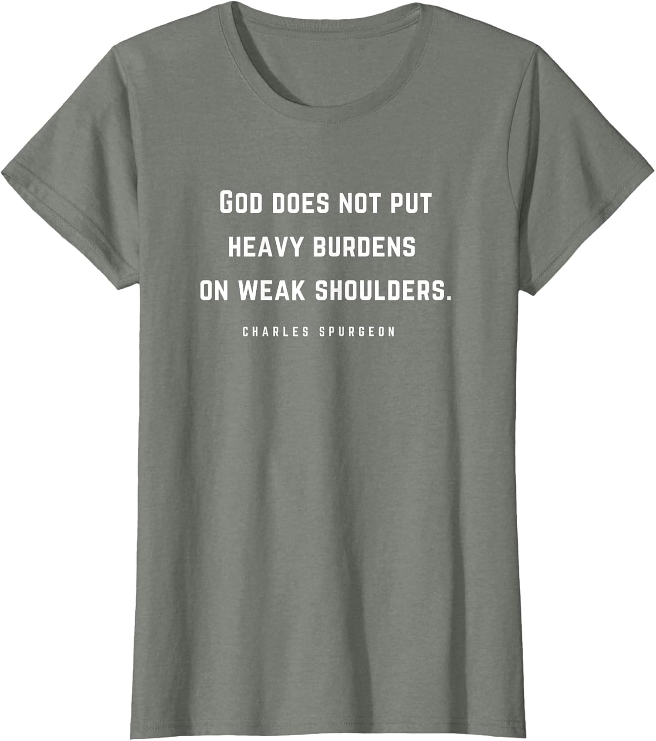 Charles Spurgeon Quote God Heavy Burdens Christian Saying