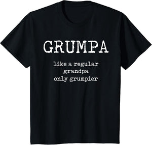 Grumpa Definition: Funny Grandpa Sarcastic Grumpy Old Man