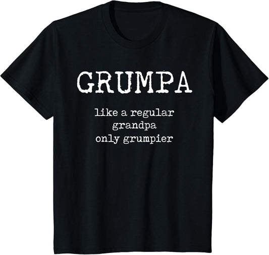 Grumpa Definition: Funny Grandpa Sarcastic Grumpy Old Man