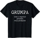Grumpa Definition: Funny Grandpa Sarcastic Grumpy Old Man