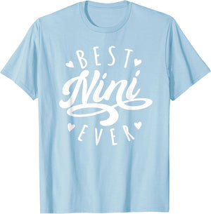 Best Nini Ever - Modern Calligraphy Font Mother's Day Nini