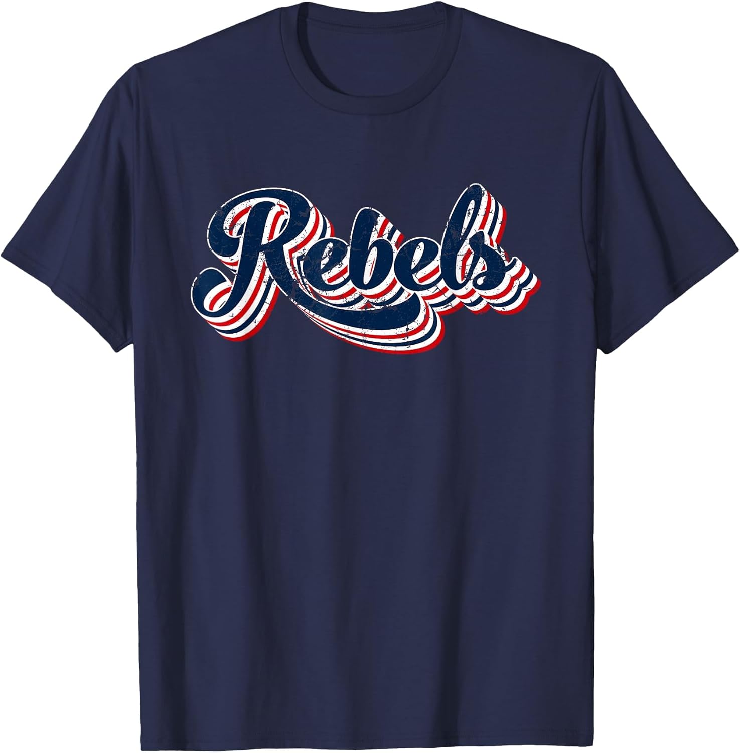 Rebels Patriotic USA America Proud 4th of July Retro Graphic