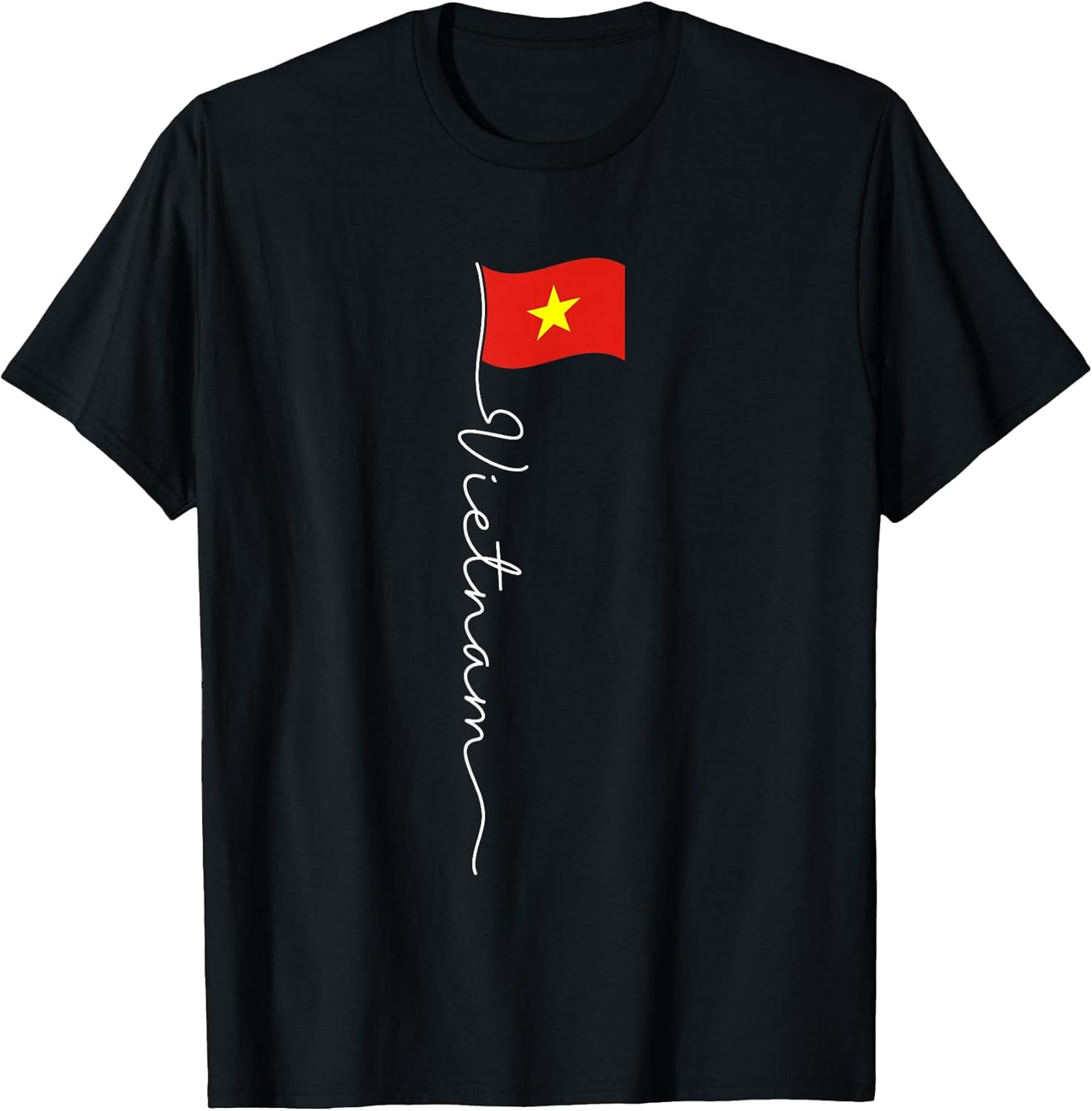 Vietnam Signature Flag Pole - Patriotic Vietnamese Souvenir