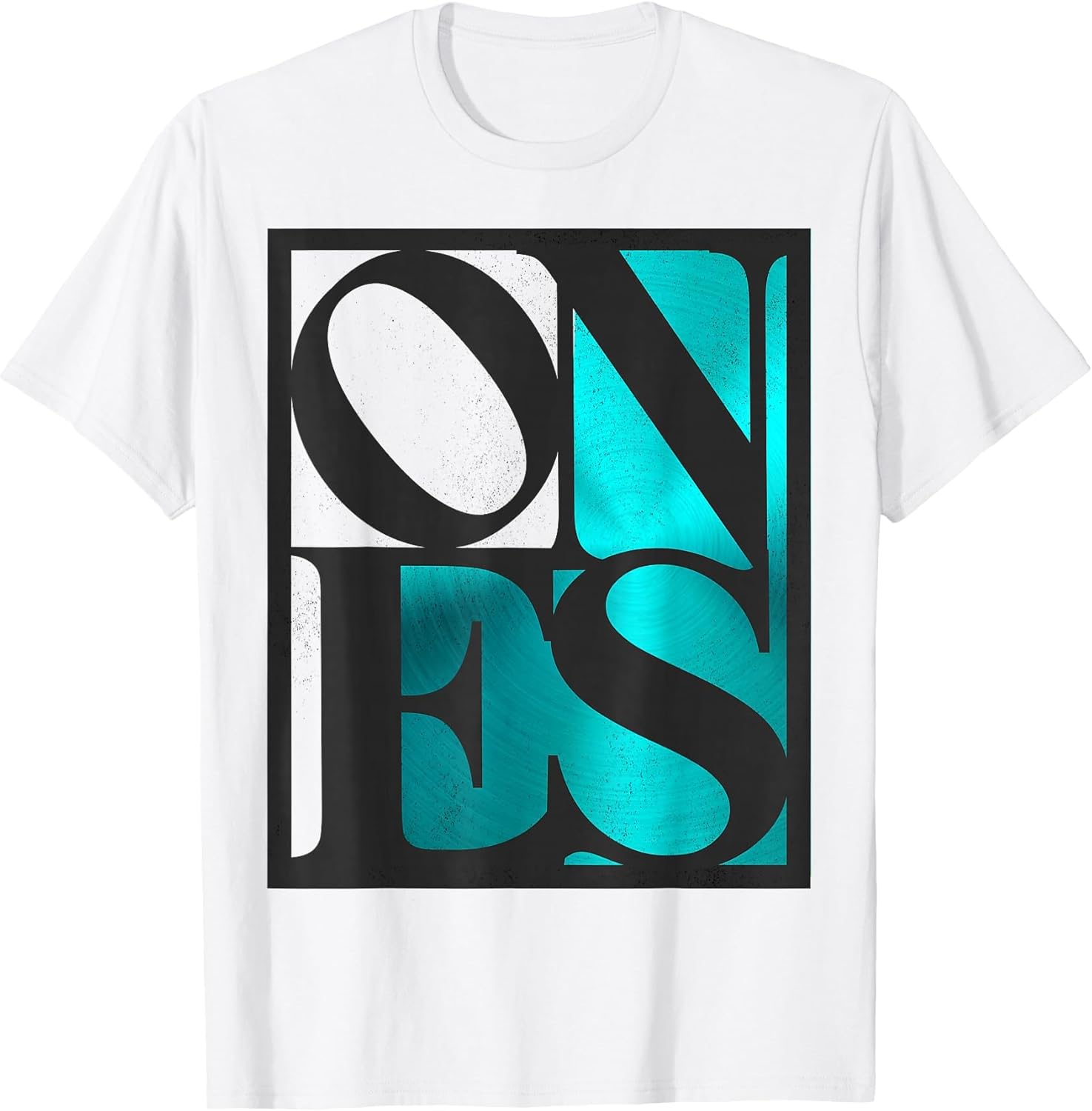 Turquoise One of Them Ones Turquoise Color White Graphic