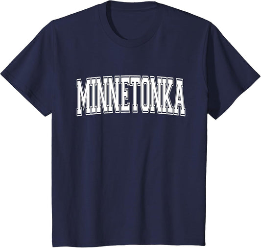 Minnetonka MN Minnesota USA Vintage Sports Varsity Style