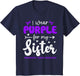 I Wear Purple for Sister Pancreatic Cancer Awareness Family