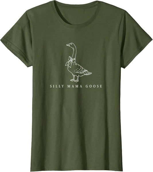 Classic Funny Silly Mama Goose Lovers Moms Mothers Day