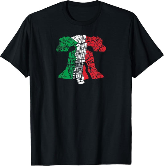 Philadelphia Little Italy Philly Liberty Bell Italian Flag