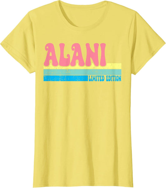 Alani Name Personalized Cute Idea Groovy Women Alani