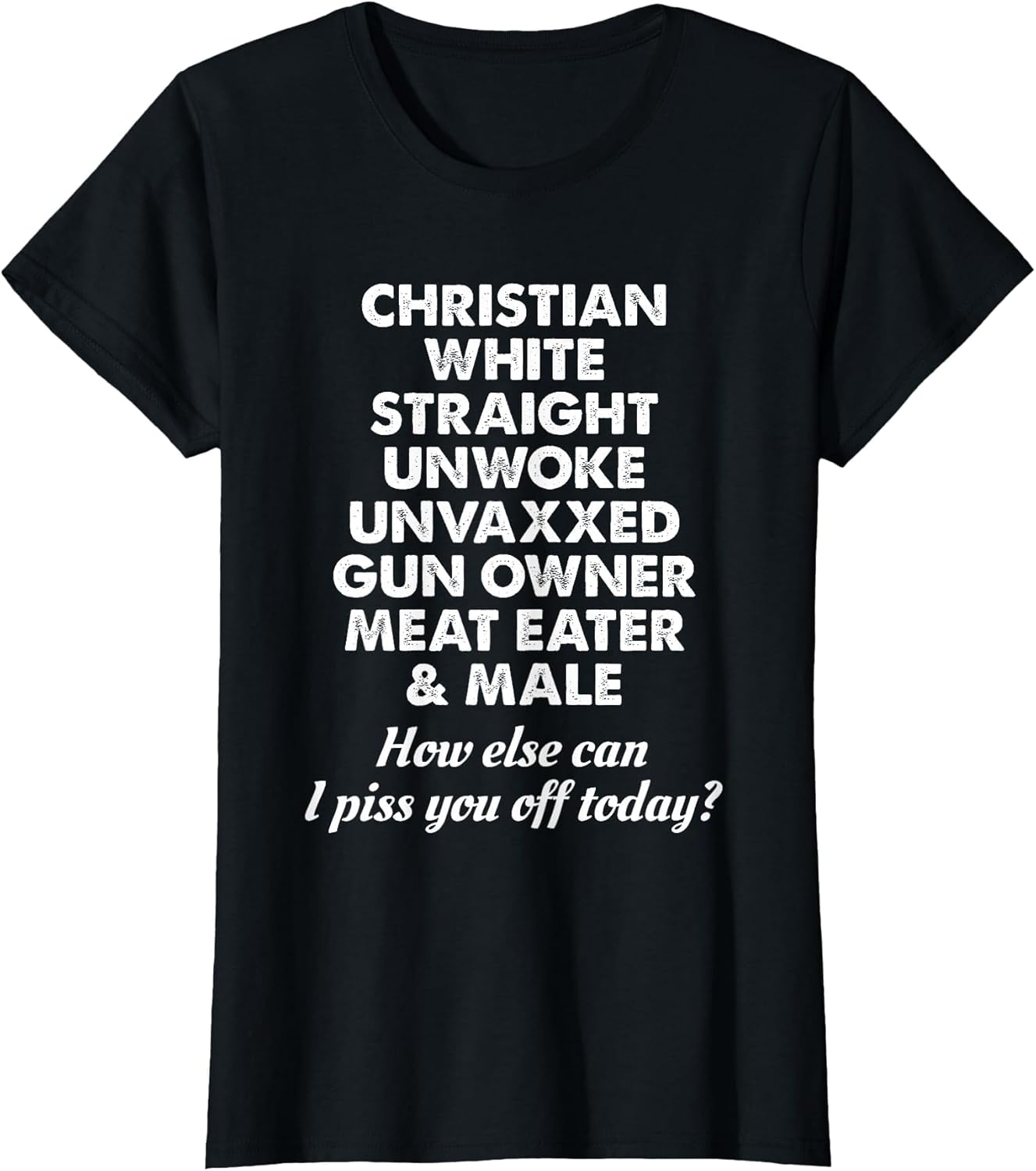 Christian White Straight Male - How Else Can I Offend You?