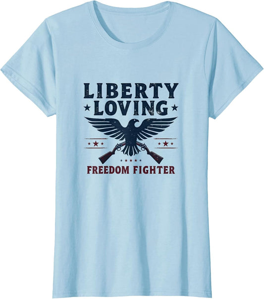 Liberty Loving Freedom Fighter Patriotic Design