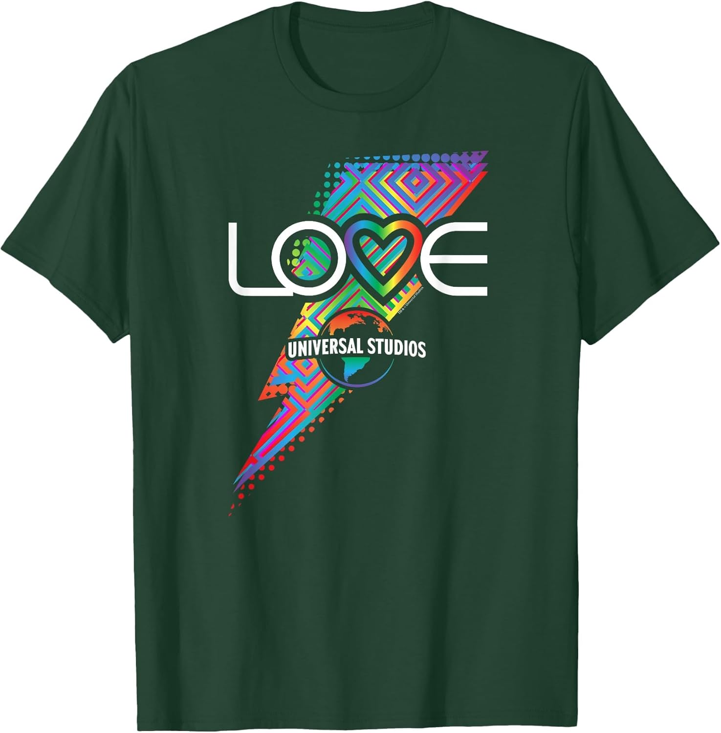 Universal Parks Love Universal Rainbow Bolt
