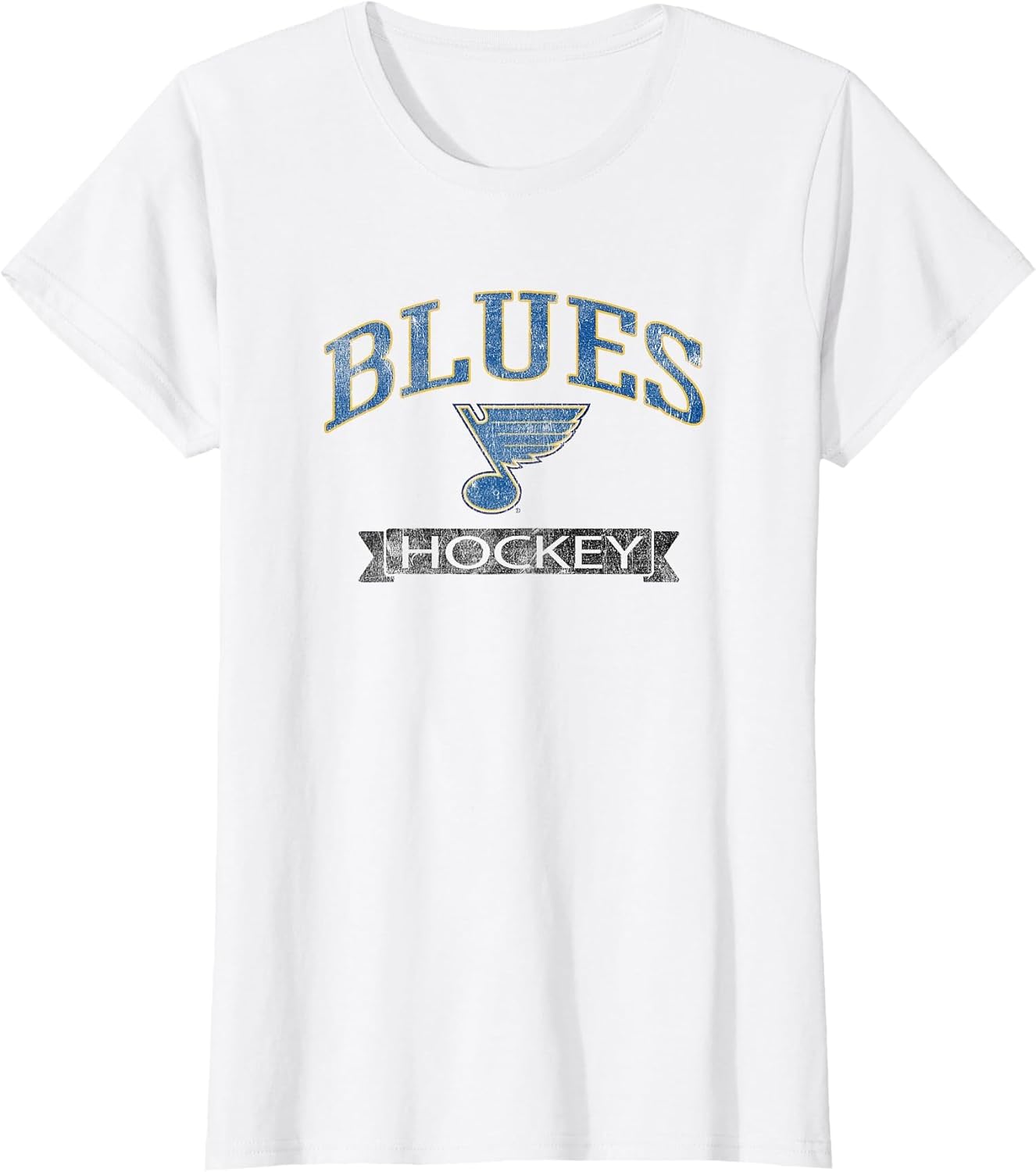 St. Louis Blues Vintage Hockey White Officially Licensed