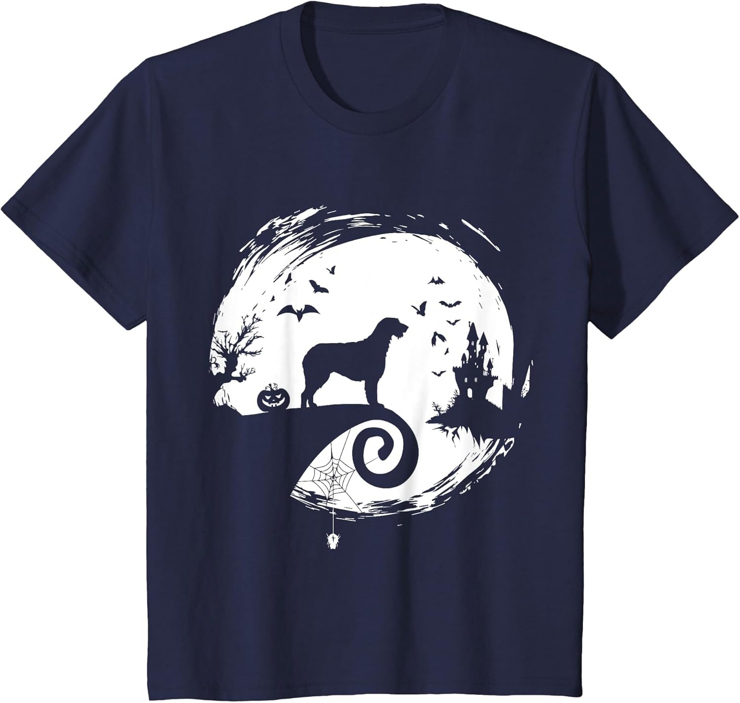 Irish Wolfhound Halloween Costume Moon Silhouette Creepy