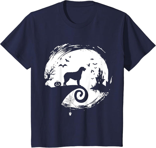 Irish Wolfhound Halloween Costume Moon Silhouette Creepy
