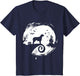 Irish Wolfhound Halloween Costume Moon Silhouette Creepy