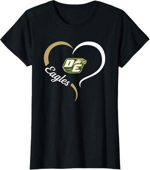 DeSoto Eagles Logo Half Heart Slogan HS
