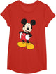 Disney Mickey and Friends Mickey Mouse Classic Pose , Girls, Red, Medium