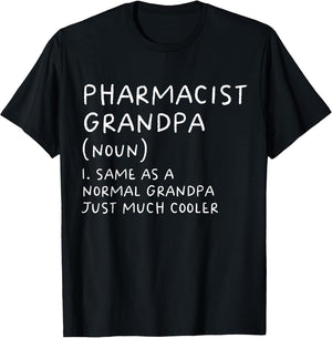 Pharmacist Grandpa Definition Funny Pharmacy Technician