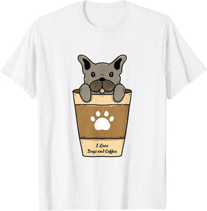 I Love Dogs and Coffee for Coffee Paw Dogs Lovers Men Women