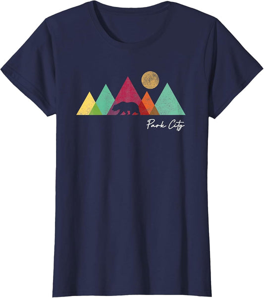Retro Park City Utah Souvenir Mountain Hiking